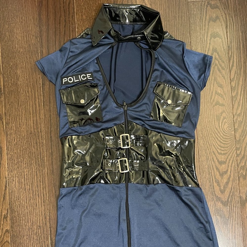 Coquette Female Sexy Police Uniform Halloween Costume